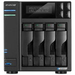 Asustor AS6604T server NAS e di archiviazione Collegamento ethernet LAN Nero J4125