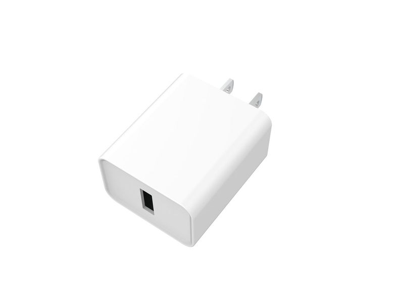 eSTUFF-Home-Charger-US-12W-Smartphone-Bianco-AC-Interno--Home-Charger-US-12W---1-x-USB-A-Input--230V-US---plug.-Output--