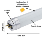 Tubo-led-t8-22watt-150-centimetri-vetro-attacco-g13-risparmio-energetico-----temperatura-colore-lampada-4500k-bianco-...