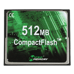 CoreParts 512MB CF x40 Type I 0,5 GB CompactFlash (512MB Memory Card - MAJOR - 80MB/Sec read/write speed - Warranty: 120