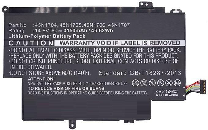 CoreParts-MBXLE-BA0121-ricambio-per-laptop-Batteria--Laptop-Battery-for-Lenovo---47Wh-Li-Pol-14.8V-3150mAh---Black-47Wh