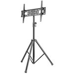 Manhattan 461412 supporto da tavolo per Tv a schermo piatto 177,8 cm [70] Nero Pavimento (TV & Monitor Mount, Tripod Flo