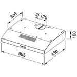 Franke-Adige-Adige-60-XS-Cappa-aspirante-a-parete-Acciaio-inossidabile-180-m³-h-C