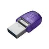 Kingston-Technology-DataTraveler-microDuo-3C-Chiavetta-USB-64Gb-Acciaio-Inossidabile-Porpora