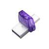 Kingston-Technology-DataTraveler-microDuo-3C-Chiavetta-USB-64Gb-Acciaio-Inossidabile-Porpora