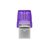 Kingston-Technology-DataTraveler-microDuo-3C-Chiavetta-USB-64Gb-Acciaio-Inossidabile-Porpora