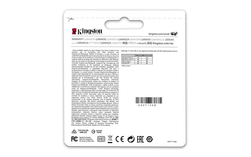 Kingston-Technology-DataTraveler-microDuo-3C-Chiavetta-USB-64Gb-Acciaio-Inossidabile-Porpora