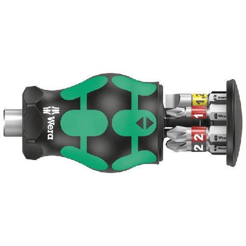 Wera-Kraftform-Kompakt-Stubby-Magazin-2-Cacciavite-con-punte-multiple-Cacciavite-dritto