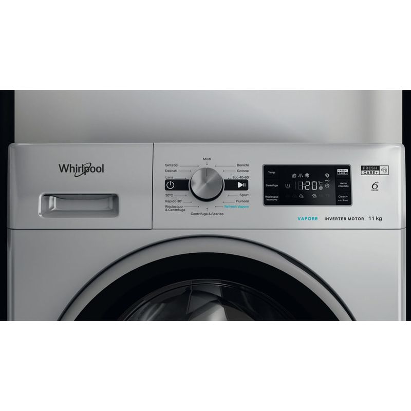 Whirlpool-FFB-116-SILVER-IT-lavatrice-Caricamento-frontale-11-kg-1400-Giri-min-Argento