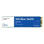 Wd Western Digital Blue SA510 M.2 2 TB Serial ATA III (WD Blue SA510 - SSD - 2 TB - internal - M.2 2280 - SATA 6Gb/s)