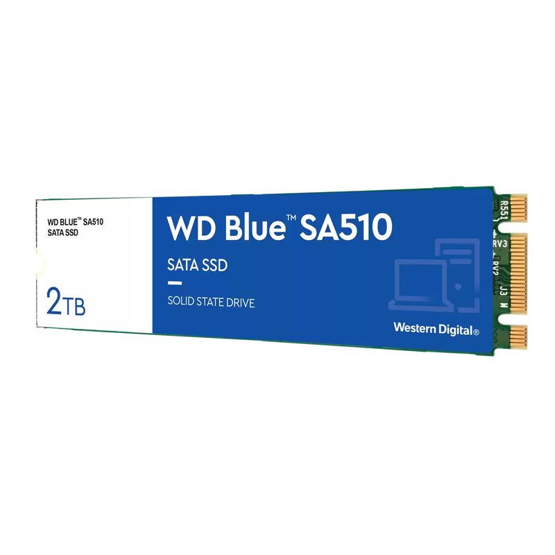 Western-Digital-Blue-SA510-M.2-2-TB-Serial-ATA-III--WD-Blue-SA510---SSD---2-TB---internal---M.2-2280---SATA-6Gb-s-