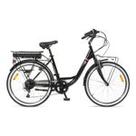 I-Bike City Easy Flow Nero Acciaio 66 cm (26") 24 kg Litio