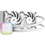 Corsair H100I Elite Processore Raffreddatore di liquidi tutto in uno 12 cm Bianco 1 pz (CORSAIR iCUE H100i RGB ELITE LIQ