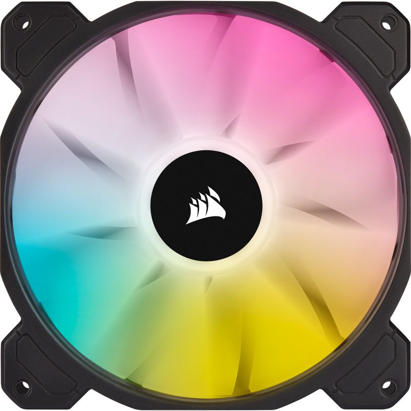 Corsair-SP140-RGB-ELITE-Case-per-computer-Ventilatore-14-cm-Nero-1-pz--Corsair-iCUE-SP140-ELITE-Performance-14cm-PWM-RGB