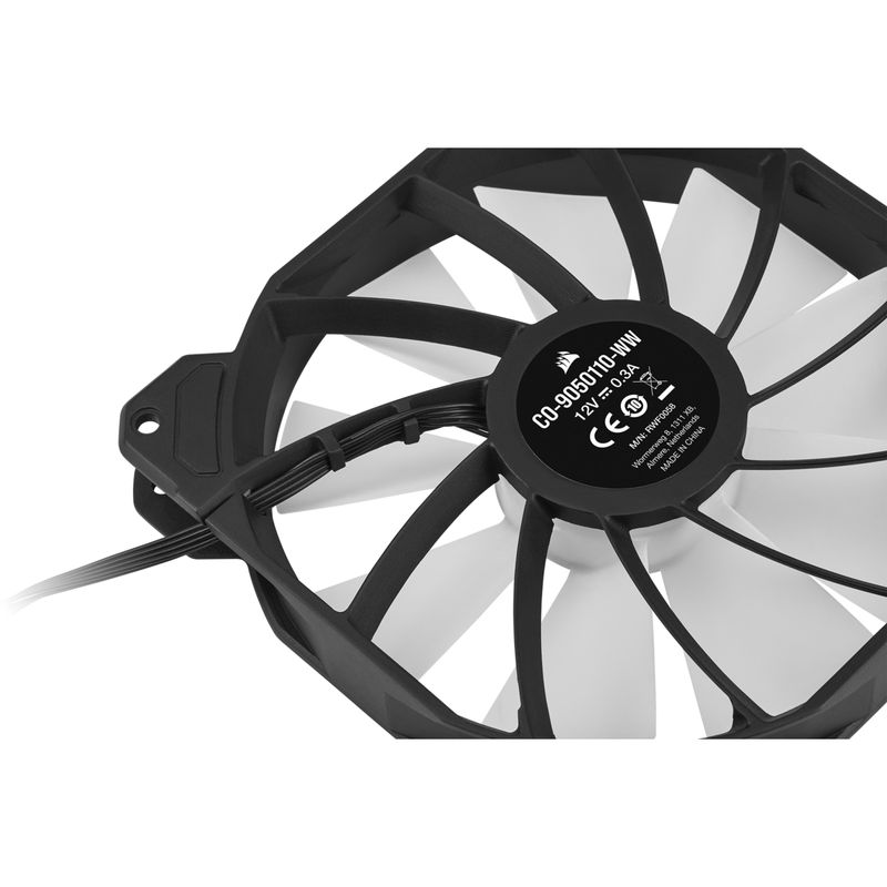 Corsair-SP140-RGB-ELITE-Case-per-computer-Ventilatore-14-cm-Nero-1-pz--Corsair-iCUE-SP140-ELITE-Performance-14cm-PWM-RGB