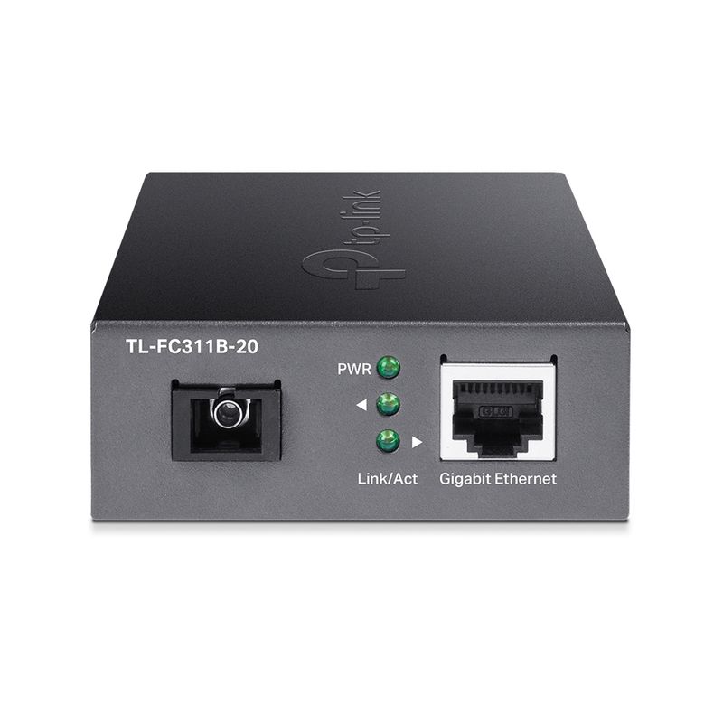 TP-Link-TL-FC311B-20-convertitore-multimediale-di-rete-1000-Mbit-s-Modalita-singola-Nero