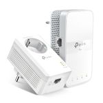 TP-Link TL-WPA7619 KIT 1000 Mbit/s Collegamento ethernet LAN Wi-Fi Bianco 2 pz (AV1000 POWERL AC1200 WI-FI KIT - GIGABIT