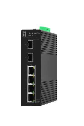 LevelOne-IGS-2106P-switch-di-rete-Gestito-L2-Gigabit-Ethernet--10-100-1000--Supporto-Power-over-Ethernet--PoE--Nero