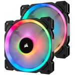 Corsair LL140 RGB Case per computer Ventilatore 14 cm (CORSAIR ICUE LL140 RGB 140MM PWM 2 PK)