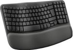 Logitech-Wave-Keys-tastiera-Ufficio-RF-senza-fili---Bluetooth-QWERTZ-Tedesco-Grafite