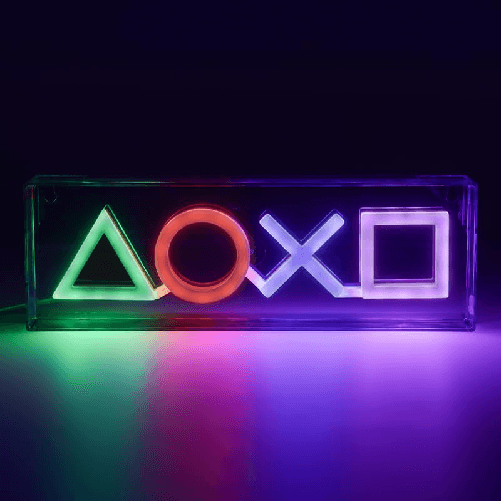 Paladone-Lampada-Neon-Playstation-Simboli