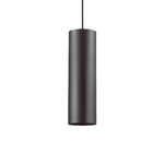 Sospensione Moderna Look Metallo Nero 1 Luce Gu10 10W 3000K Luce Calda