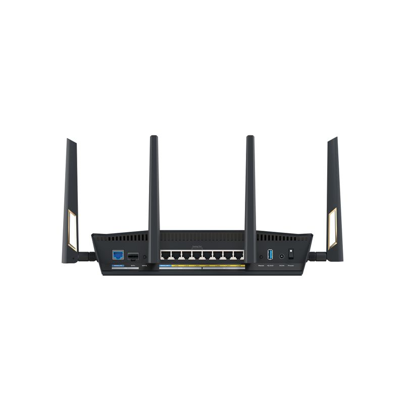 ASUS-RT-BE88U-router-wireless-10-Gigabit-Ethernet-Dual-band--2.4-GHz-5-GHz--Nero-Grigio