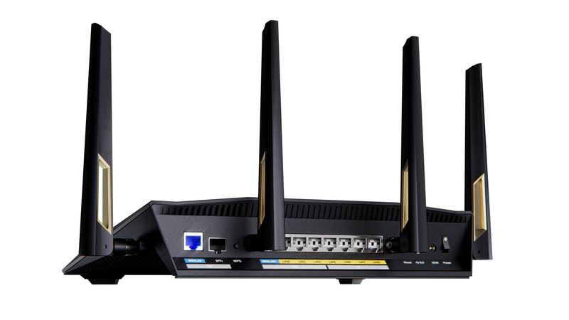 ASUS-RT-BE88U-router-wireless-10-Gigabit-Ethernet-Dual-band--2.4-GHz-5-GHz--Nero-Grigio