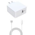 CoreParts MBXAP-AC0021 adattatore e invertitore Interno 45 W Bianco (Power Adapter for MacBook - 45W 14.8V 3A Plug: Mags