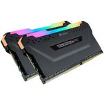 Corsair KIT BARRETTES MÃ‰MOIRE 16GO (2X8GO) DIMM DDR4 CORSAIR VENGEANCE PRO RGB PC4-28800 (3600 MHZ) (NOIR)