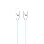 Celly-Cavo-Usb-C-a-Usb-C-1.5mt-Blu-Cotton