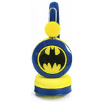 4Side OTL Technologies DC Comics Batman Caped Crusader Cuffie Cablato A Padiglione MUSICA Blu