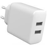 ESTUFF ES635005 Caricabatterie per dispositivi mobili Bianco Interno (Home Charger EU 24W - will be REPLACED by ES637005