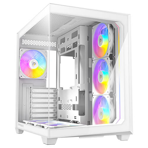 Antec-C5-Midi-Tower-Bianco--ANTEC-Constellation-C5-White-ARGB-Case-270--Full-view-tempered-glass-Dual-Chamber-Support