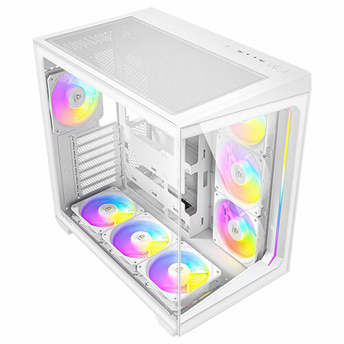 Antec-C5-Midi-Tower-Bianco--ANTEC-Constellation-C5-White-ARGB-Case-270--Full-view-tempered-glass-Dual-Chamber-Support