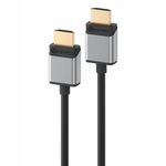 ALOGIC SSULHD02-SGR cavo HDMI 2 m HDMI tipo A [Standard] Nero (ALOGIC SLIM SUPER ULTRA HDMI TO - HDMI CABLE - MALE TO MA