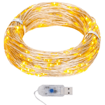 vidaXL Micro Luci Fatate Sferiche 40m 400 LED Bianco Caldo 8 Funzioni