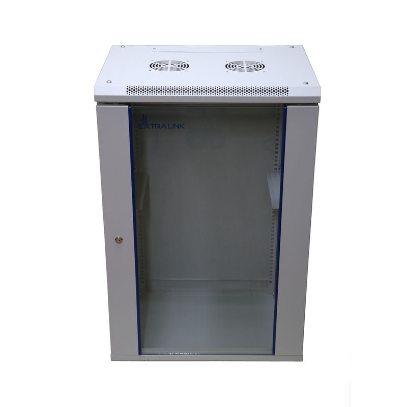 Extralink-18U-600x450-Grigio-|-Armadio-per-montaggio-su-rack-|-montaggio-a-parete