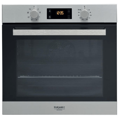 Hotpoint-FA3-540-H-IX-HA-66-L-2900-W-A-Nero-Acciaio-inossidabile