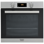 Hotpoint-FA3-540-H-IX-HA-66-L-2900-W-A-Nero-Acciaio-inossidabile