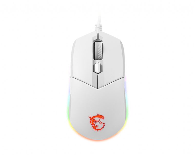 MSI-CLUTCH-GM11-WHITE-mouse-Giocare-Ambidestro-USB-tipo-A-Ottico-5000-DPI