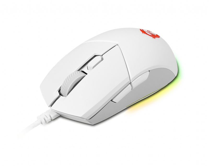 MSI-CLUTCH-GM11-WHITE-mouse-Giocare-Ambidestro-USB-tipo-A-Ottico-5000-DPI