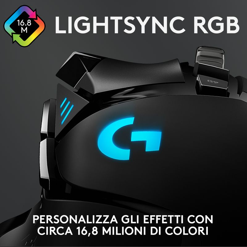 Logitech-G-Logitech-G502-Mouse-Gaming-HERO-Prestazioni-Elevate-Sensore-HERO-25K-25600-DPI-RGB-Pesi-Regolabili-11-Pulsanti-Programmabili-Memoria-Integrata-per-PC-Mac-Laptop.-Nero