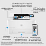 HP-LaserJet-Pro-Stampante-4002dn-Bianco-e-nero-Stampante-per-Piccole-e-medie-imprese-Stampa-Stampa-fronte-retro--elevata-velocita-di-stampa-della-prima-pagina--risparmio-energetico--dimensioni-compatte--Avanzate-funzionalita-di-sicurezza