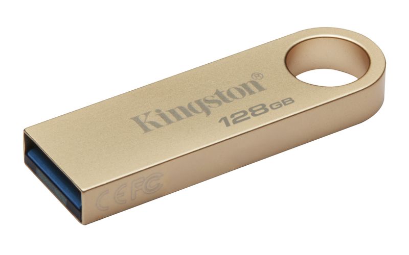 Kingston-Technology-DataTraveler-128Gb-220MB-s-Drive-USB-3.2-Gen-1-in-Metallo-SE9-G3