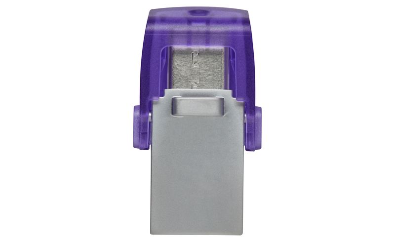 Kingston-Technology-DataTraveler-MicroDuo-3C-Chiavetta-USB-128Gb-Acciaio-Inossidabile-Porpora