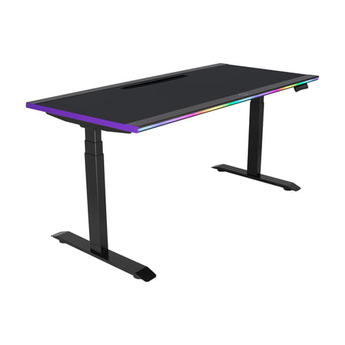 Cooler Master GD160 ARGB GAMING DESK - Scrivania ad illuminazione ARGB 160cm x 75cm, regolabile in altezza, (water