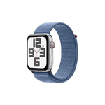 Apple Watch SE GPS + Cellular Cassa 44mm in Alluminio con Cinturino Sport Loop Blu Inverno