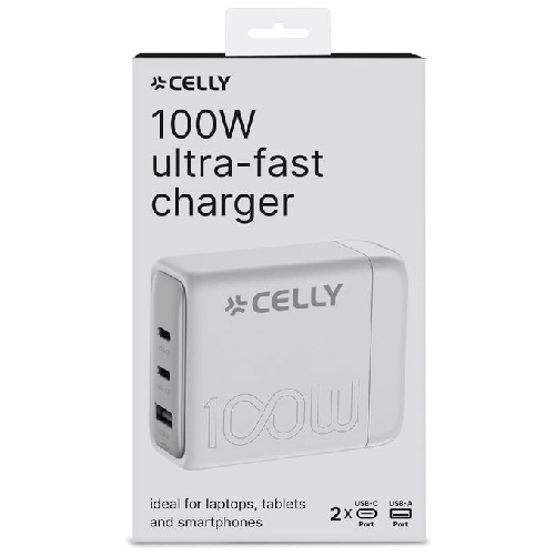 Celly-Powerstation-2-Usb-CUsb-A-100W-Gan