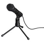 Hama Microfono per PC Mic-P35, omnidirezionale, connettore jack 3.5 mm (Hama MIC-P35 Allround Microphone for PC and Note